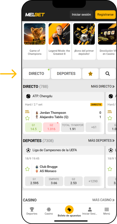 Cómo hacer tu primera apuesta - App Melbet Argentina